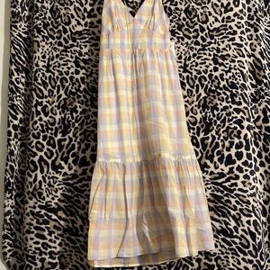 Jessica Simpson Pastel Plaid Dress